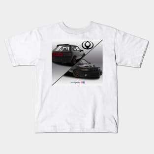 Mazda 323 Black 2 Kids T-Shirt